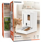 Close-up of HD camera on the Bordeaux Pet Met food dispenser.	لقطة قريبة لكاميرا HD الموجودة في موزع طعام بوردو بت ميت.