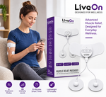 LiveOn Muscle Relief Massager – 20 Intensity Levels & 6 Modes