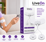 LiveOn Muscle Relief Massager – 20 Intensity Levels & 6 Modes