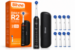 Bitvae Daily R2 Rotary Electric Toothbrush – Black