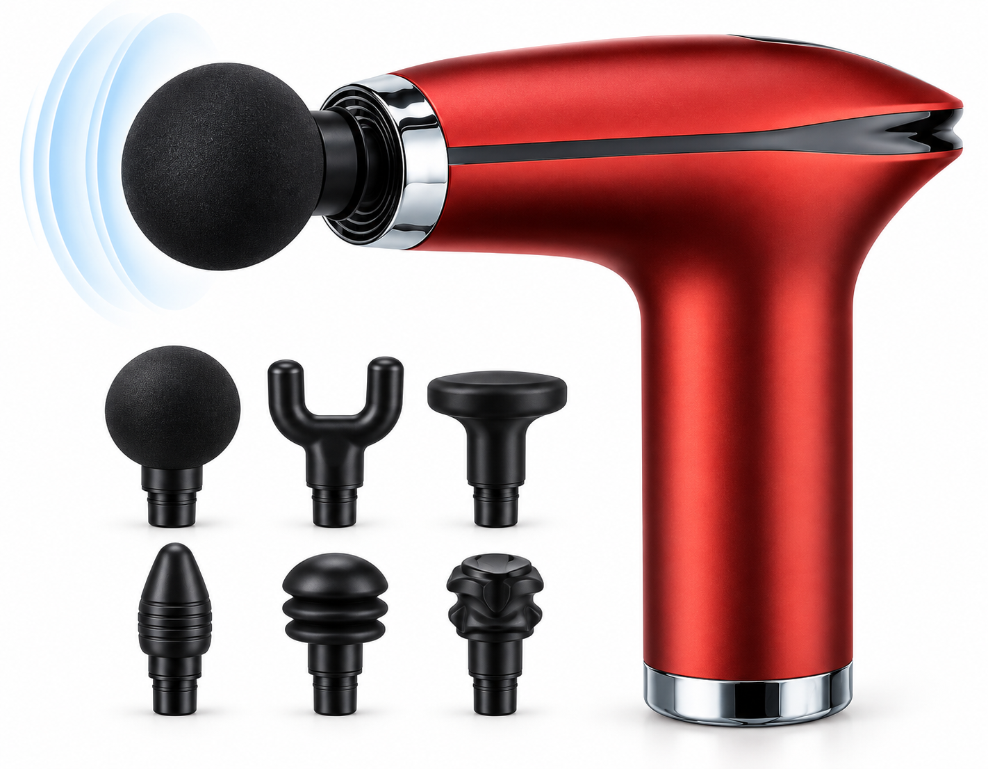 Compact Power Massager KH-811 Red