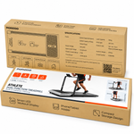 Porodo Athlete Dual-Function Treadmill with Built - in Vibration Training - Black