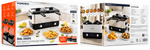 Porodo Lifestyle Dual Crispo Dual Basket Electric Deep Fryer with Manual Heat Control - Black