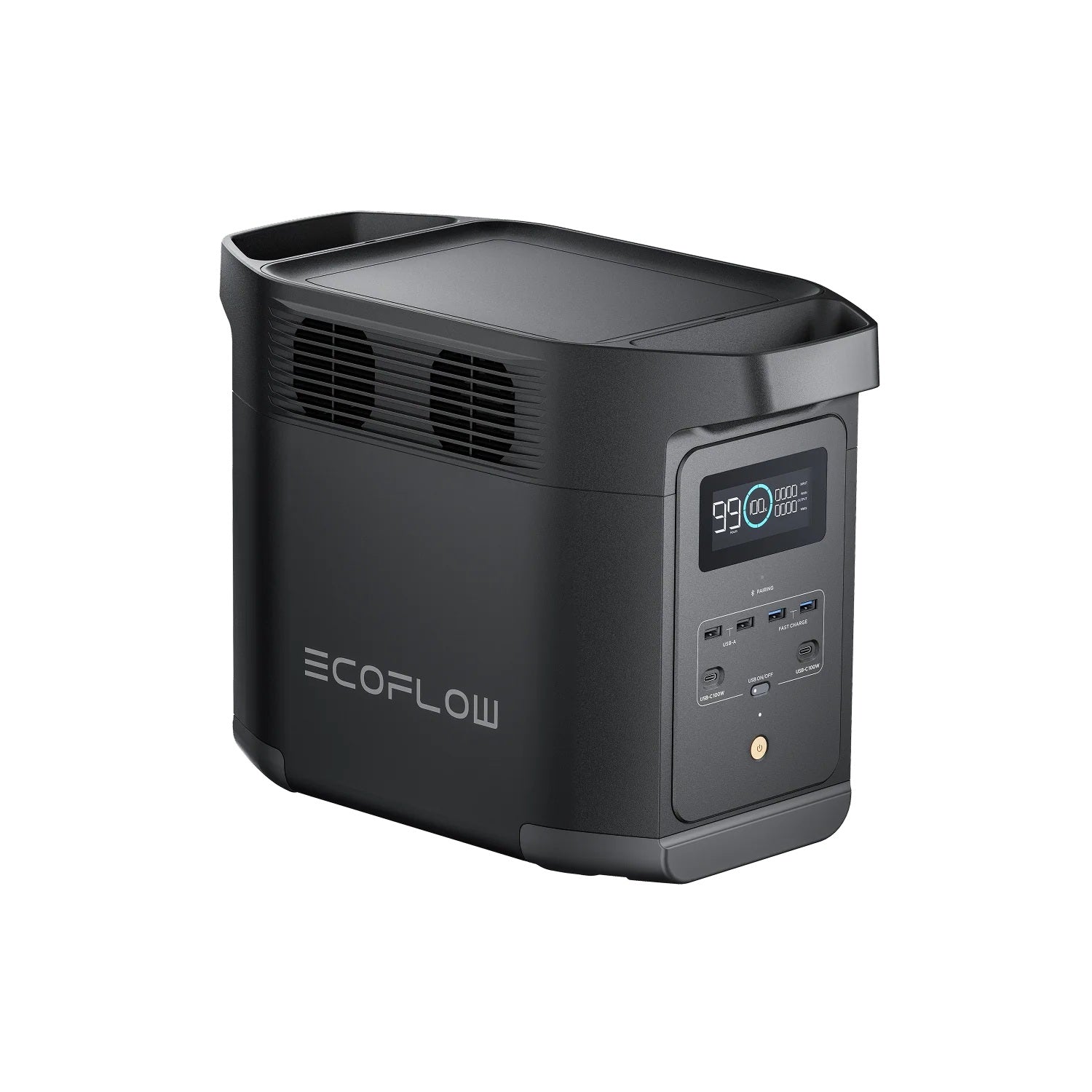 EcoFlow power station on a white background