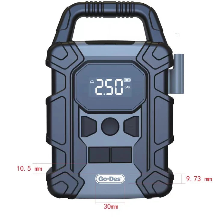 Gd-B628 Go-Des Portable Air Compressor 7500Mah
