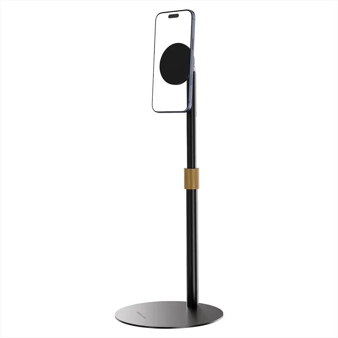 Green Lion Magnetic Desktop Phone Holder with Adjustable Height & MagSafe Compatibility - Black 9070