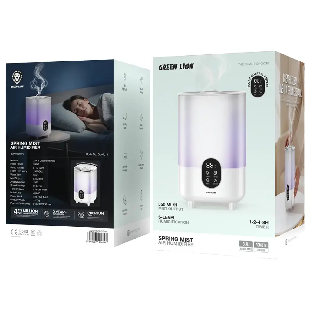 Green Lion Spring Mist Air Humidifier Gl-Hu13
