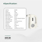 Green Lion Vapor Pro Steam Cleaner 1200W with Touch Screen, 380ml Tank & 3 Steam Levels - Beige 0982