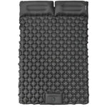 Green Lion inflatable air mattress in stylish gray	مرتبة هوائية جرين ليون بلون رمادي أنيق