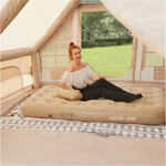 Mattress inflating using the built-in automatic pump