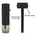 Portable hookah with anti-slip charcoal protection net