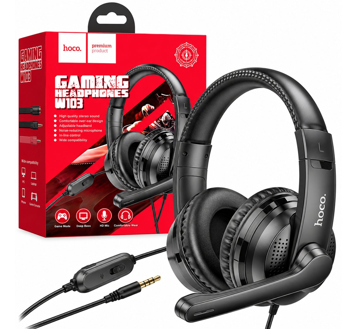 Headphones “W103 Magic tour” gaming headset hoco
