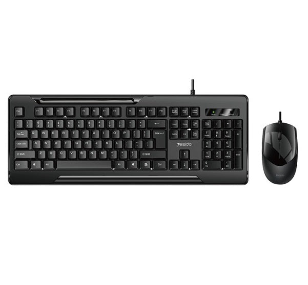 Yesido KB14 Wired Keyboard & Mouse Combo – High-Quality Desktop & Laptop Set