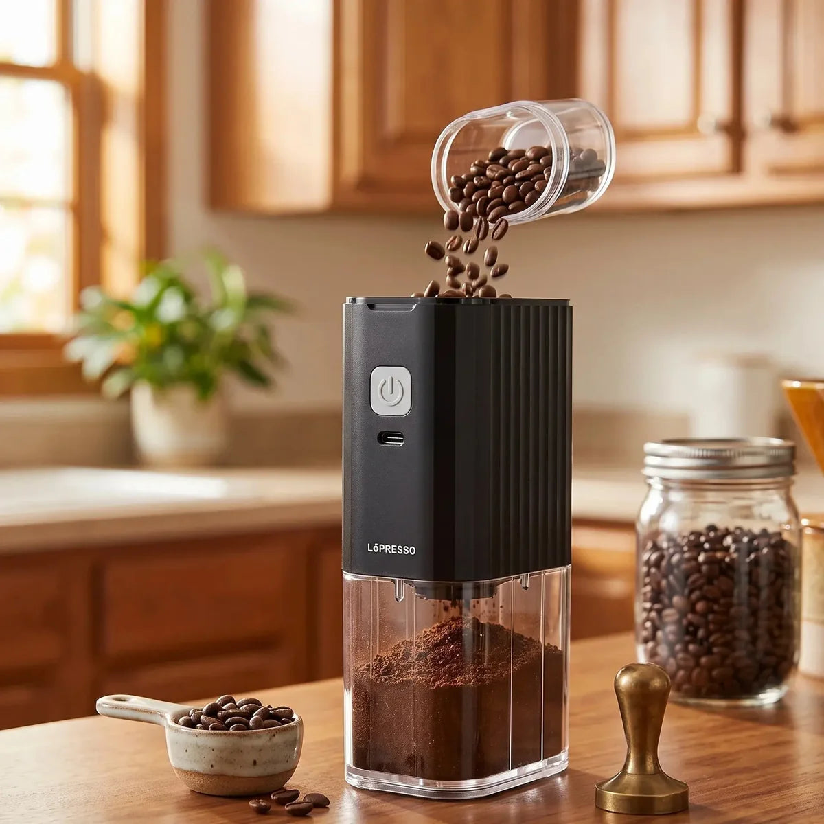 LePresso JetGrind Rechargeable Coffee Grinder