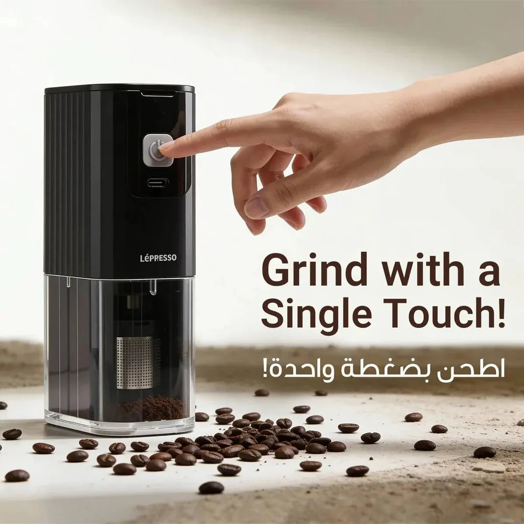 LePresso JetGrind Rechargeable Coffee Grinder