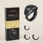 Portable charging cable connected to the lightweight Weslamic digital prayer ring."