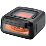 Porodo Lifestyle Crisp Cook 3-In-1 Air Fryer, Pizza, Oven - Black