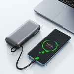 باور بانك شحن سريع للكمبيوتر المحمول والتابلت والهاتف PD130W 20000mAh - ايس فاست M22
