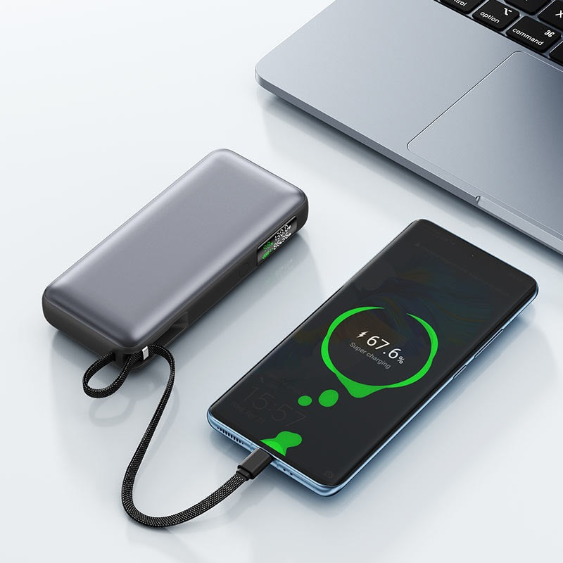 باور بانك شحن سريع للكمبيوتر المحمول والتابلت والهاتف PD130W 20000mAh - ايس فاست M22