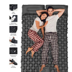 Compact foldable air mattress for camping trips	مرتبة هوائية قابلة للطي ومدمجة لرحلات التخييم