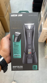 Green Lion Sensitive Pro Body Trimmer – IPX7 Waterproof, 6500 RPM, 90-Minute Runtime
