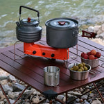 Porodo Lifestyle Dual Burner Camping gas Stove - Orange