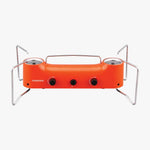 Porodo Lifestyle Dual Burner Camping gas Stove - Orange