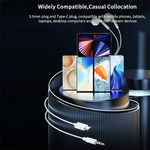 Xundd Type-C Wired Earphone (XDHE-016) - Black