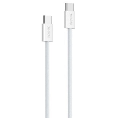 Yesido CA163 Dual Type-C Fast Charging & Data Cable 27W 1M – Type-C to Type-C