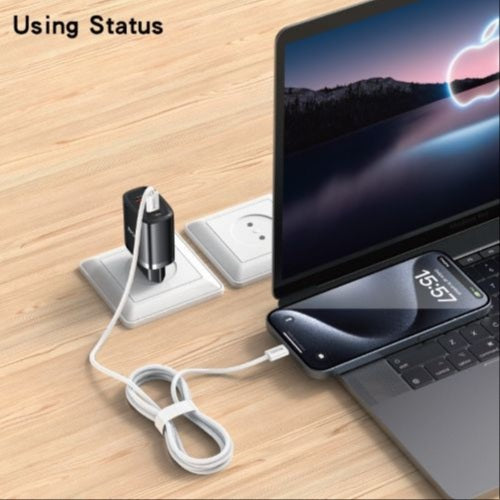 Yesido CA163 Dual Type-C Fast Charging & Data Cable 27W 1M – Type-C to Type-C