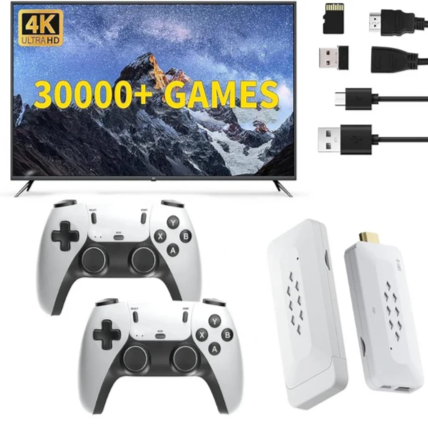 M22 Game Stick 1080P – Wireless Game Controller, 52 Emulators & 3D Gaming