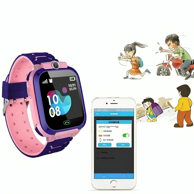 call function, and waterproof design for ages 3–12.