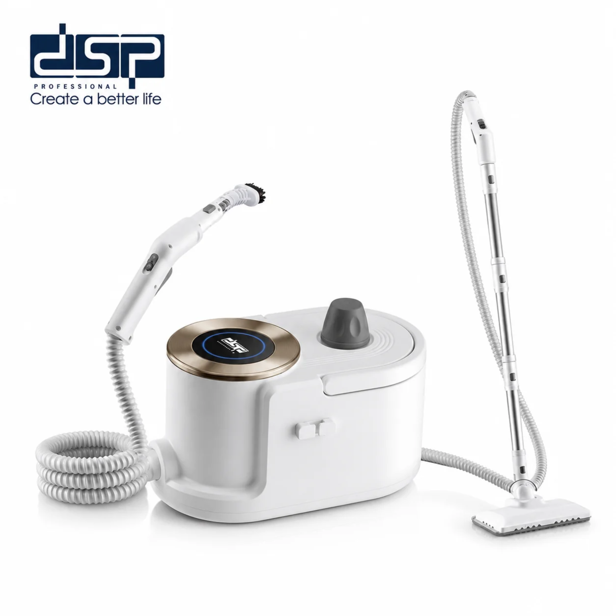 DSP KD2101 9 in 1 Steam Cleaner – 2000 Watt Power, 1.6 Liter Capacity