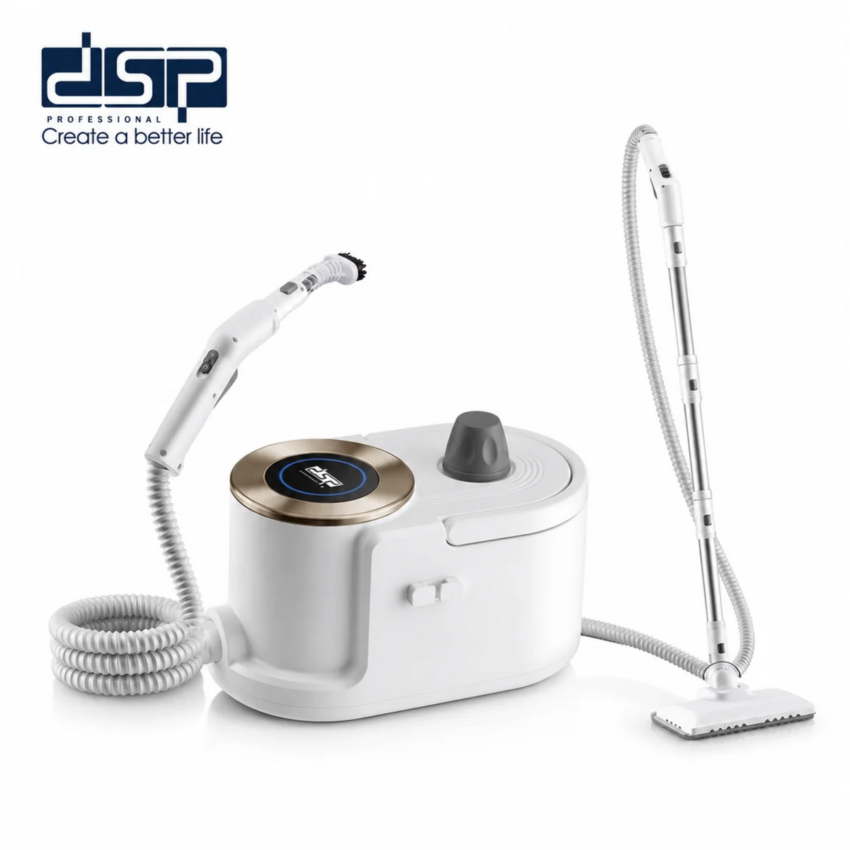 DSP KD2101 9 in 1 Steam Cleaner – 2000 Watt Power, 1.6 Liter Capacity