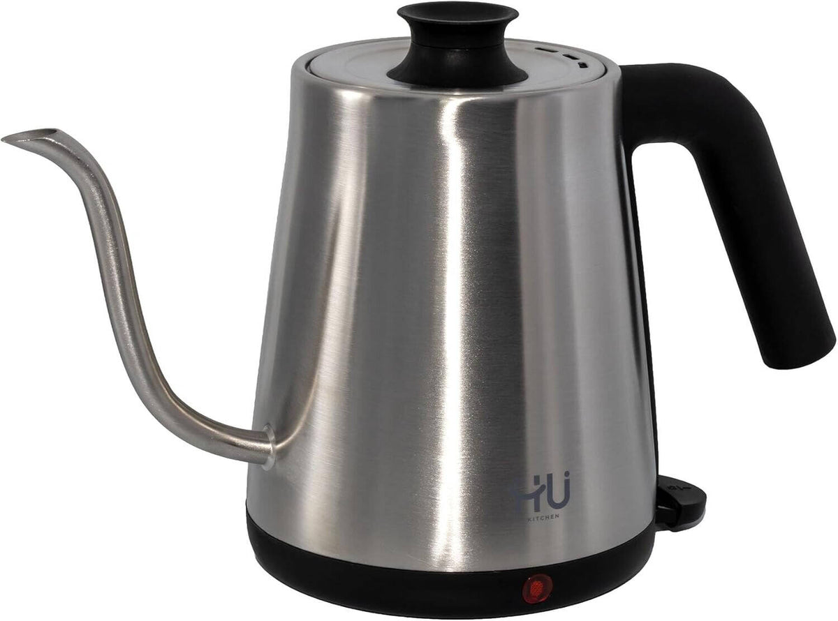 HU Gooseneck Electric Kettle 0.8L Stainless Steel Pour-Over Kettle – HKI-1007