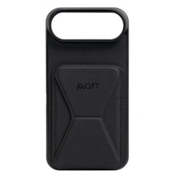 Minimalist black Moft protective case designed for the slim iPhone 17 Air
