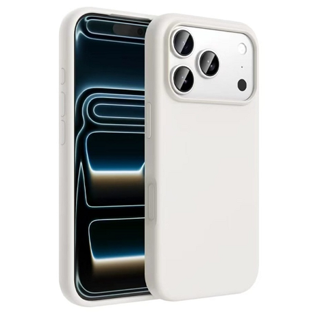 Hoco DG30 Rich Gray silicone case for iPhone 17 Pro Max featuring a slim design.