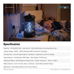 PAWA 40W UV Insect Zapper – Electric Mosquito & Fly Killer