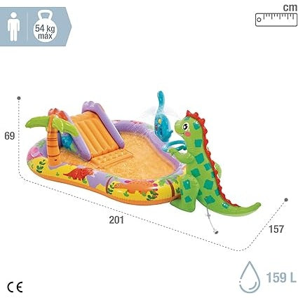 kids splash pool with slide
