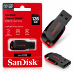 Sandisk 128Gb Cruzer Blade 2.0 Usb Flash Drive